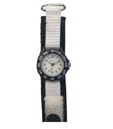 Imperial Kid's White Mini Dial with Velcro Strap Easy Fasten Watch IMP428W