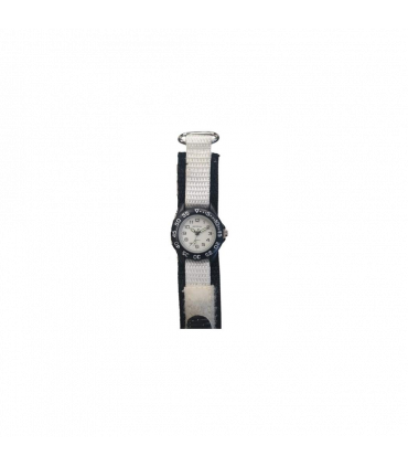 Imperial Kid's White Mini Dial with Velcro Strap Easy Fasten Watch IMP428W