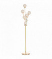 Crystal Floor Lamp Gold 156H  Crystal 5 Light Upright Standing Lamp