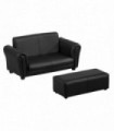 Kids Childrens Sofa Set 2 Seater Seat Furniture Armchair Boys Girls Footstool