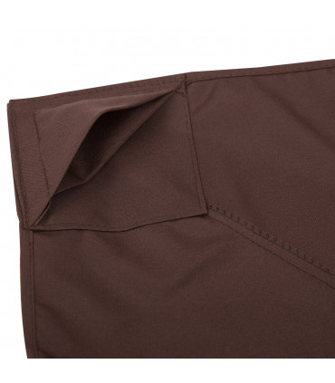 3x3 m Double-Tier Canopy Top Replacement-Coffee