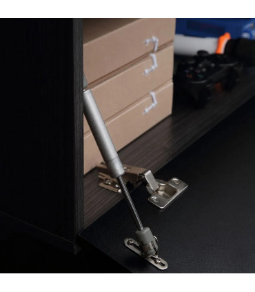 Floating TV Unit Stand, Wall Mount Media Console with Storage Cupboards