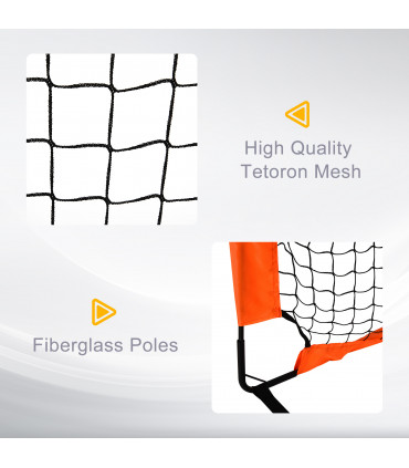 Football Goal Folding Outdoor with All Weather Net Kids Adults 6'x3' HOMCOM