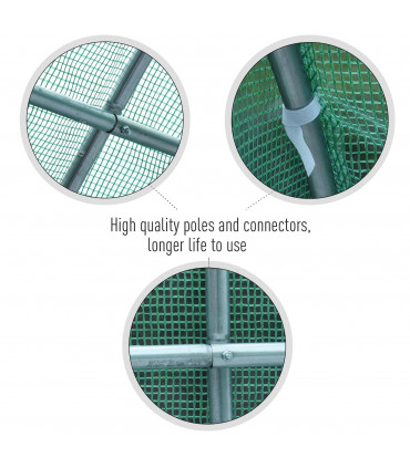 Walk-in Greenhouse, 6 x 3 M-Green