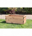 2pc Large Wooden Trough Set