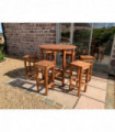 Alfresco Bar Set Six Seater Six seater