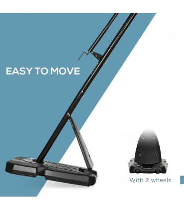 Adjustable Basketball Hoop with Weighted Base, Wheels, 2.4-2.9m