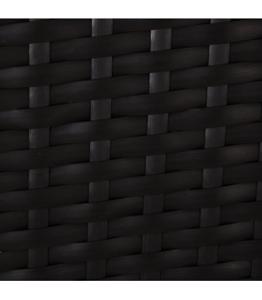 2 PC Rattan Chairs Set-Dark Coffee