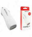 AA CHARGE-IT USB Car Charger-White