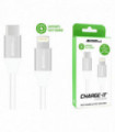 AA CHARGE-IT Premium USB-C to iPhone & iPad Cable Supports Fast Charge (Up to 60W) - 2 Metres - White