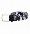 Danube Zebra Striped Men Stretch Belt_S