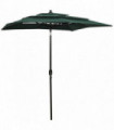 3-Tier Parasol with Aluminium Pole Green 2x2 m