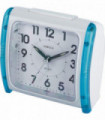 Alarm Clock White Silent Sweep LED Alarm Clock 11.15 inches x 17.1264 inches