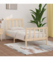 Bed Frame Solid Wood 90x190 cm 3FT Single