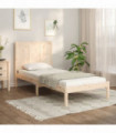 Bed Frame Solid Wood Pine 90x200 cm