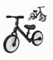 Kids Balance Training Bike Toy w/ Stabilizers For Child 2-5 Years Black