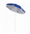 Outdoor Beach Umbrella Parasol Tilt Sun Shelter 1.7m Blue Steel Pole Carry Bag