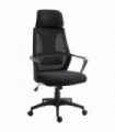 Mesh Back Office Chair w/ Adjustable Height Padded Headrest Black Vinsetto