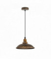 Ceiling Hanging Light Vintage Industrial Brushed Copper E27 Metal Pendant