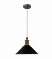 Pendant Lights Black Metal + PVC Vintage Industrial Ceiling Pendant Light