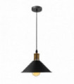 Ceiling Pendant Light Black Metal + PVC Vintage Industrial Retro Loft Style Lamp