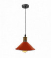 Pendant Lights Orange Metal + PVC Vintage Industrial Ceiling Pendant Light