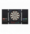 Electronic Dartboard with LED Digital Score Board 27Games Storage Cabinet