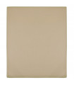 Jersey Fitted Sheet Taupe 100x200 cm Cotton