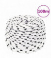 Work Rope White 10 mm 100 m Polyester