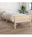 Bed Frame Solid Wood 100x200 cm