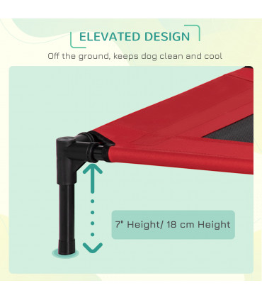 Elevated Pet Bed Cool Cot Dog Cat Portable Folding Home Camping Hammock Foldable