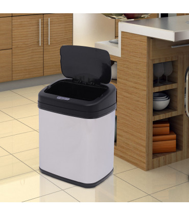 20L Stainless Steel Auto Kitchen Bin Sensor  Bucket in L Size