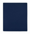 vidaXL Jersey Fitted Sheet Navy Blue 90x200 cm Cotton