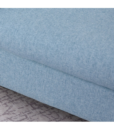 Child Armchair Blue Polyester Wood Frame 44.5H x 49L x 45Wcm 3-6 Years Old