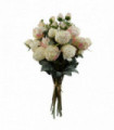 Cream Peony Artificial Flower Stems