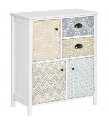 Drawer Table Sideboard Multi-purpose Storage Chest Shabby Chic