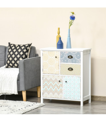 Drawer Table Sideboard Multi-purpose Storage Chest Shabby Chic