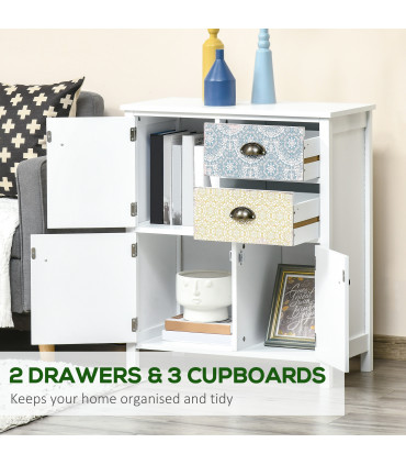 Drawer Table Sideboard Multi-purpose Storage Chest Shabby Chic