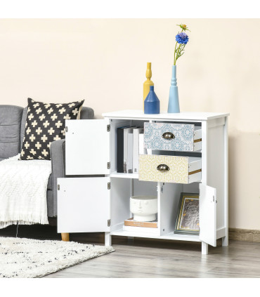 Drawer Table Sideboard Multi-purpose Storage Chest Shabby Chic