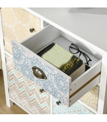 Drawer Table Sideboard Multi-purpose Storage Chest Shabby Chic