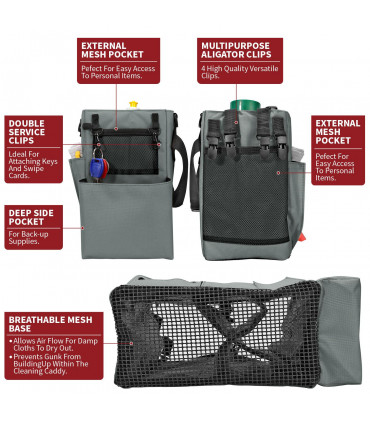 VINSANI CLEANING CADDY LARGE D. GREY 1010268