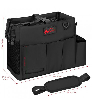 VINSANI CLEANING CADDY MEDIUM BLACK 1010266