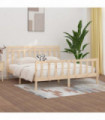 Bed Frame Solid Wood Pine 200x200 cm