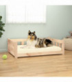 Dog Bed 95.5x65.5x28 cm Solid Wood Pine