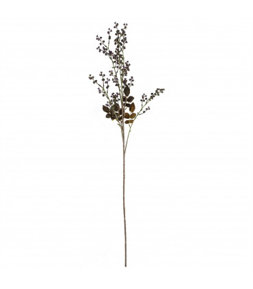 Artificial Purple Starflower Display Glass Vase 60cm Purple Glass Silk Flowers