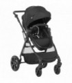 Foldable Baby Pushchair w/ Fully Reclining Backrest From Birth to 3 Years- Black