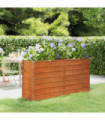 vidaXL Garden Raised Bed Rusty 160x40x77 cm Corten Steel