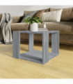 Coffee Table Grey Sonoma 40x40x30 cm Engineered Wood