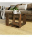 Coffee Table Smoked Oak 40x40x30 cm Engineered Wood