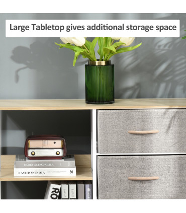 Chest Dresser with 3 Drawers Storage Cabinet Organizer, Beige